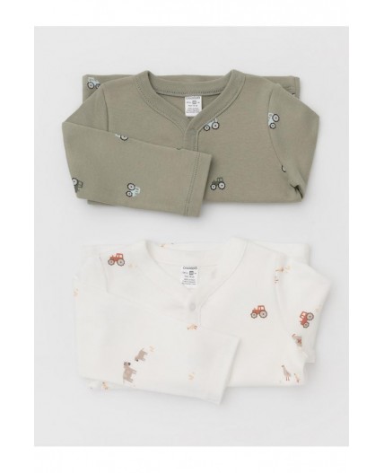 К 300450-2уп/хаки Н031.1,молочный Н103 набор кофточка