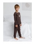 К 1621/темно-коричневый 0912 Н048 пижама