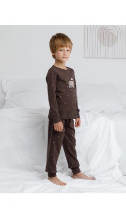 К 1621/темно-коричневый 0912 Н048 пижама