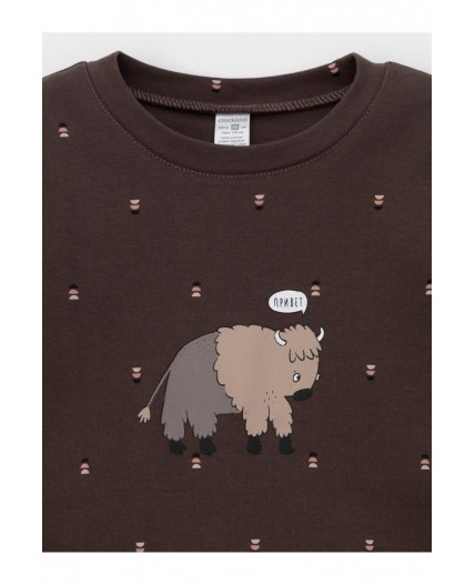 К 1621/темно-коричневый 0912 Н048 пижама