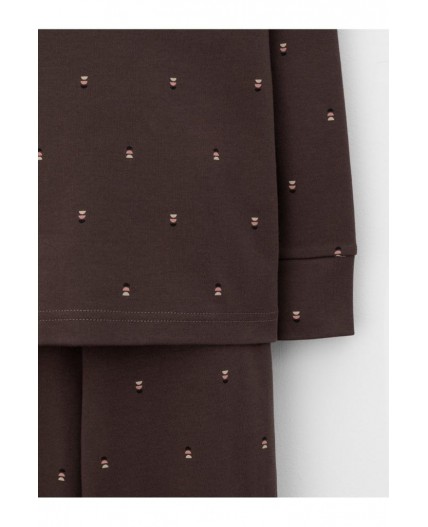 К 1621/темно-коричневый 0912 Н048 пижама