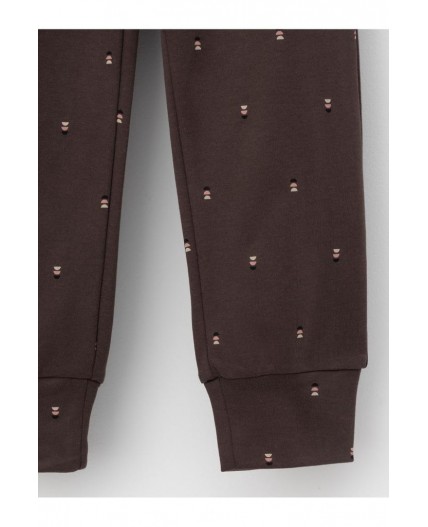К 1621/темно-коричневый 0912 Н048 пижама