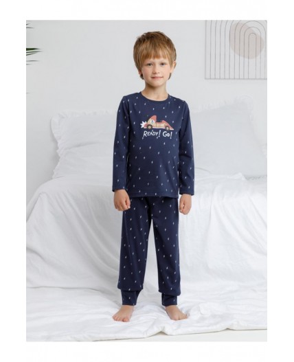 К 1637/синий 1410 Н032 пижама