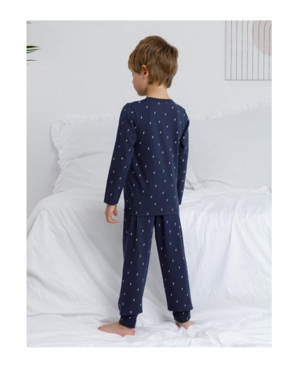 К 1637/синий 1410 Н032 пижама