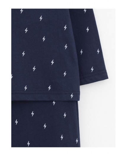 К 1637/синий 1410 Н032 пижама