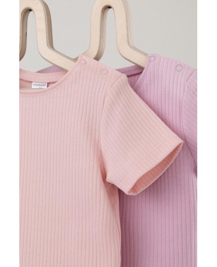 К 302521-2уп/фламинго,тропический персик набор фуфайка (футболка)