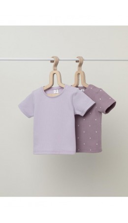 К 302521-2уп/нежно-лавандовый,морской туман набор фуфайка (футболка)