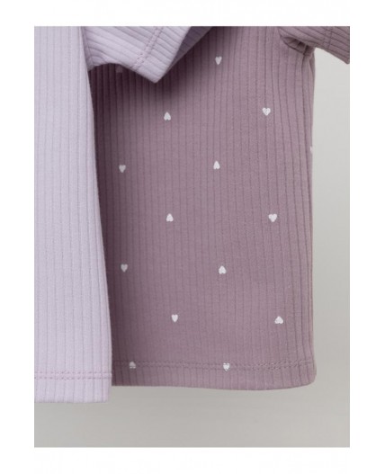 К 302521-2уп/нежно-лавандовый,морской туман набор фуфайка (футболка)