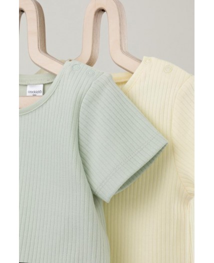 К 302521-2уп/зеленая лилия,банановый мусс набор фуфайка (футболка)