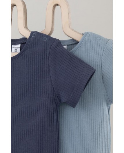 К 302521-2уп/пыльно-синий,стальной набор фуфайка (футболка)