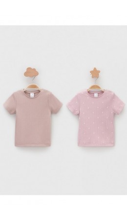 К 302521-2уп/розово-бежевый 1510, 2706 Н054.2 набор фуфайка (футболка)