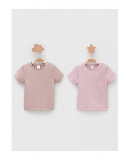 К 302521-2уп/розово-бежевый 1510, 2706 Н054.2 набор фуфайка (футболка)