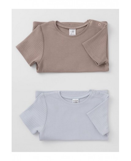 К 302521-2уп/капучино 1210,серо-голубой 4106 набор фуфайка (футболка)