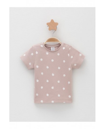 К 301156/розово-бежевый 1510 Н097 фуфайка (футболка)