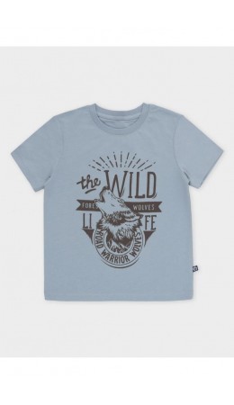 К 302440/серо-голубой 4010 фуфайка (футболка)