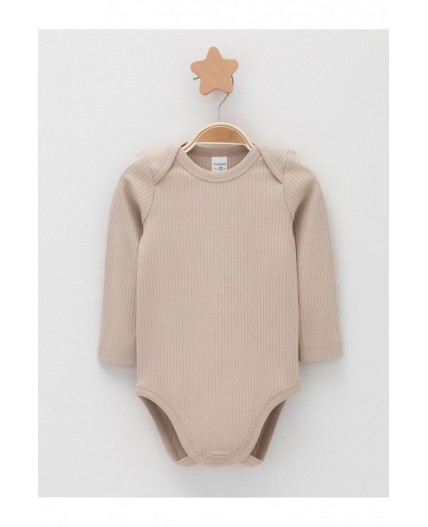 К 6526-2уп/тем.бежевый 1304,оливковый 0209 набор полукомбинезон (боди)