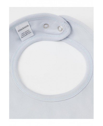 К 8526/серо-голубой 4106 (мишка) фартук-нагрудник