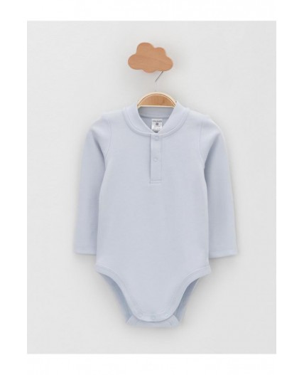 К 6542-2уп/серо-голубой 4106,молочный Н104 набор полукомбинезон (боди)