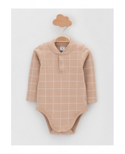 К 6542/бежевый 1215 Н105 полукомбинезон (боди)