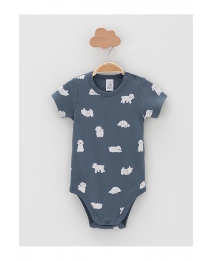 К 6073/синий 3929 Н052.3 полукомбинезон (боди)