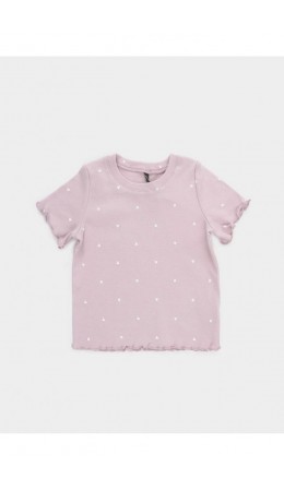 КП 302814/розовый лед,мини сердечки фуфайка (футболка)