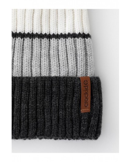 КВ 20409/ш/серый,св.серый меланж шапка