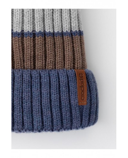 КВ 20409/ш/джинс,капучино шапка