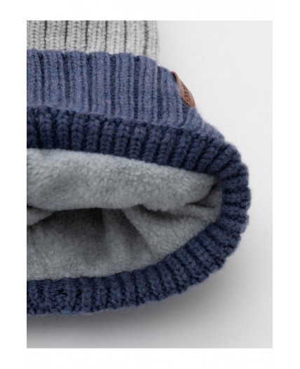 КВ 20409/ш/джинс,капучино шапка