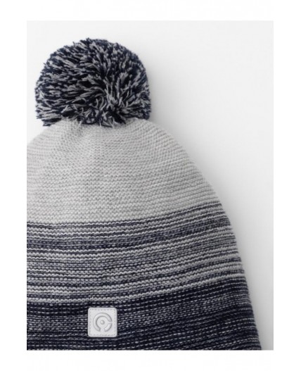 КВ 20405/ш/темно-синий,св.серый меланж шапка