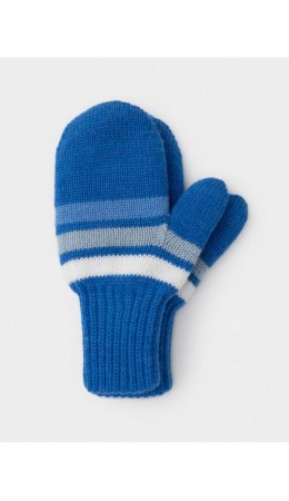 КВ 10018/25ш/королевский синий,талая вода варежки