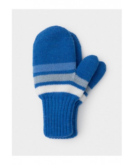 КВ 10018/25ш/королевский синий,талая вода варежки