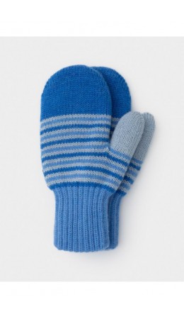 КВ 10009/25ш/тем.голубой,королевский синий варежки