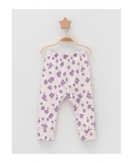 К 4718-2уп/молочный Н085.2,фиолетовый Н052.2 набор брюки