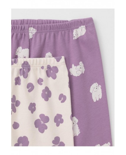 К 4718-2уп/молочный Н085.2,фиолетовый Н052.2 набор брюки