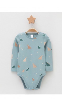 К 6087/серо-голубой 4411 Н101 полукомбинезон (боди)