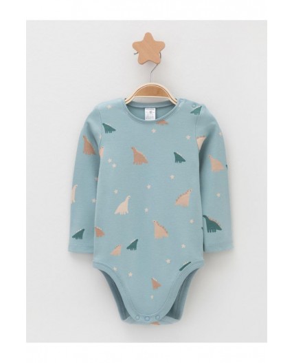 К 6087/серо-голубой 4411 Н101 полукомбинезон (боди)