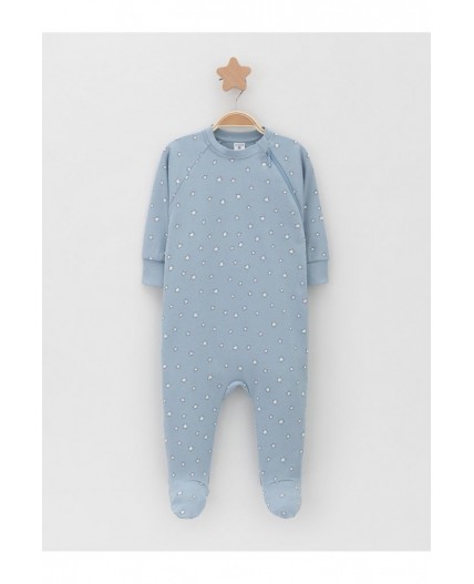 К 6444-2уп/серо-голубой Н100,синий Н052.3 набор комбинезон