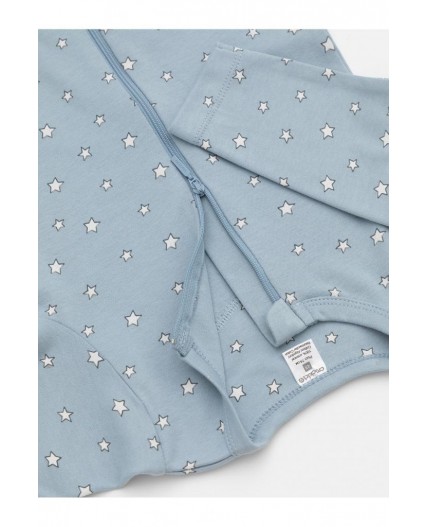 К 6444-2уп/серо-голубой Н100,синий Н052.3 набор комбинезон