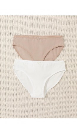 К 1972-2уп/нюдовый беж,сахар набор трусы