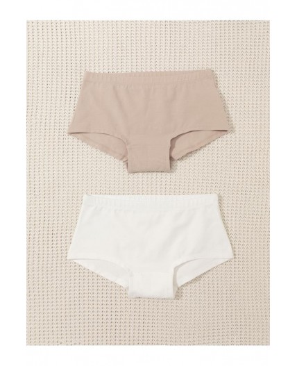 К 1968-2уп/нюдовый беж,сахар набор трусы