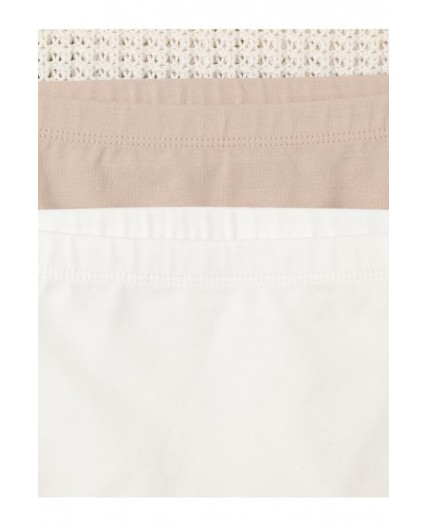 К 1968-2уп/нюдовый беж,сахар набор трусы