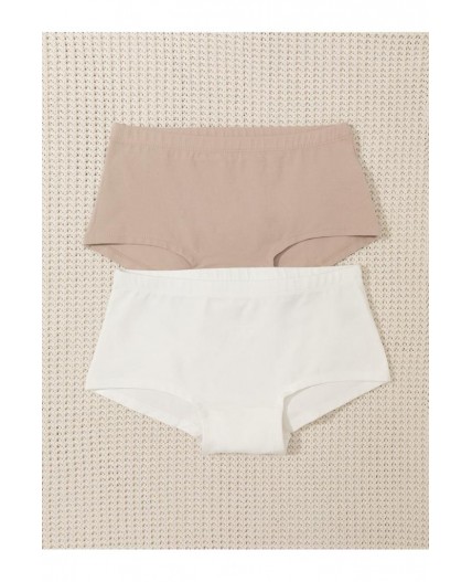 К 1968-2уп/нюдовый беж,сахар набор трусы