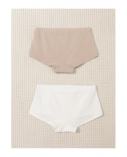 К 1968-2уп/нюдовый беж,сахар набор трусы