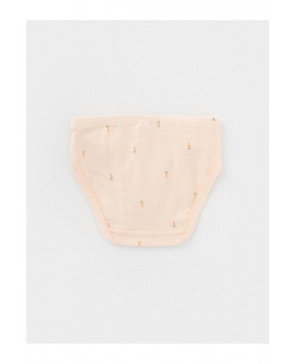 К 1978-3уп/бл.персиковый,пыльный персик,зайчики Ал набор трусы