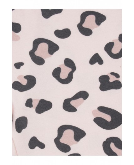 КП 4074/светлый жемчуг,милый леопард брюки (лосины)