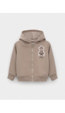 КР 302910/темно-бежевый 1104 к636 джемпер (толстовка)