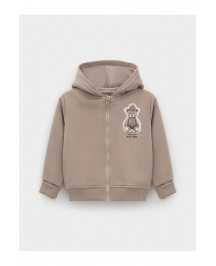 КР 302910/темно-бежевый 1104 к636 джемпер (толстовка)