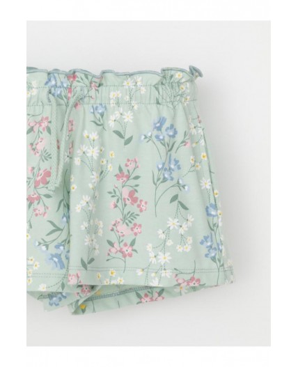 КП 400684/дымчатый нефрит,цветочный бал шорты