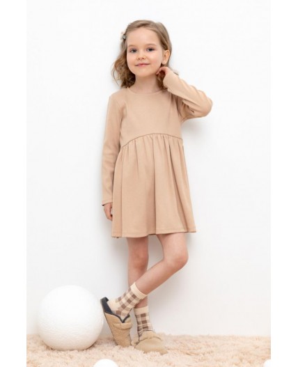 КР 5778/нежный бежевый к415 платье