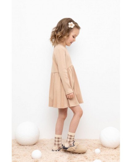 КР 5778/нежный бежевый к415 платье